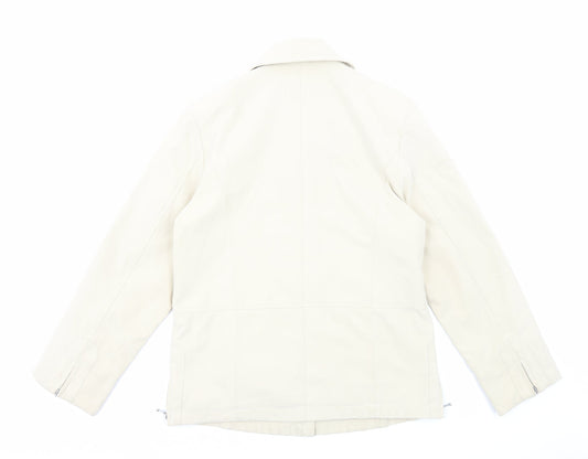 JBC Collection Womens Ivory Jacket Size 14 Zip
