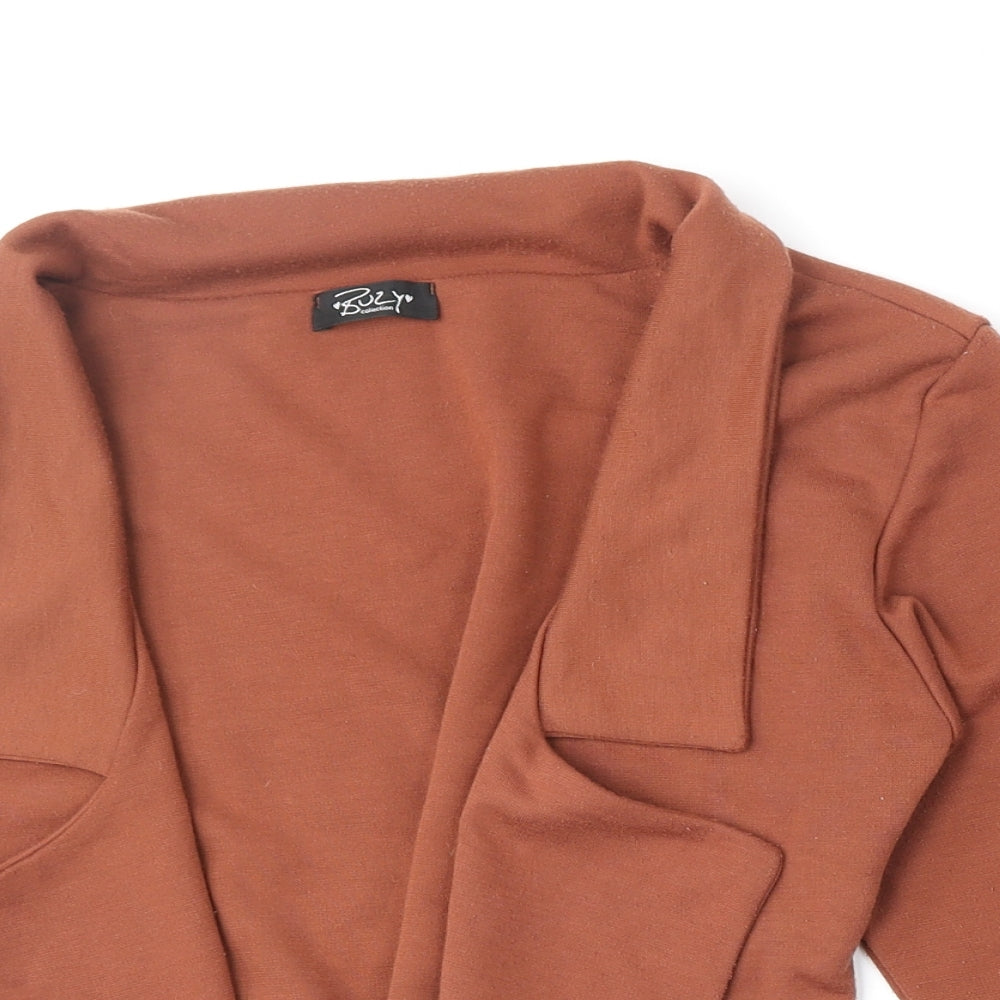 Buzy Womens Orange Jacket Size M - Size M-L