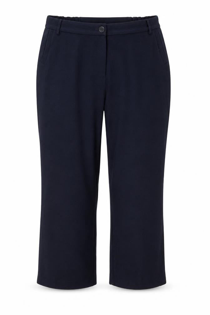 Marks and Spencer Womens Blue Polyester Trousers Size 14 Regular Zip