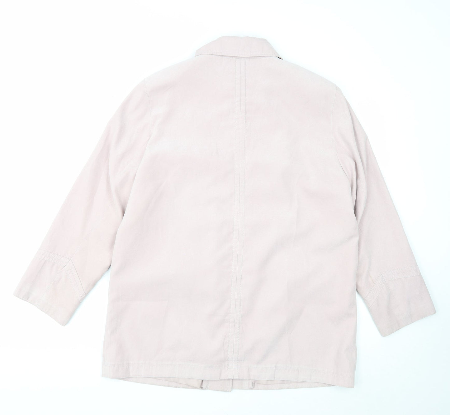 Preworn Womens Pink Jacket Size 14 Zip