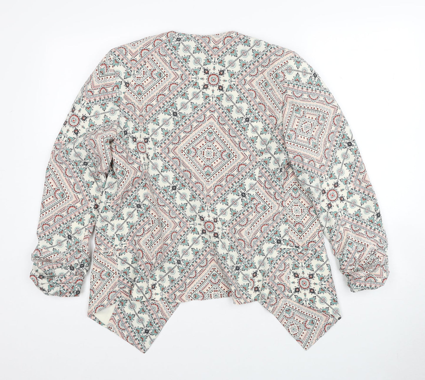 New Look Womens Multicoloured Geometric Jacket Size 10