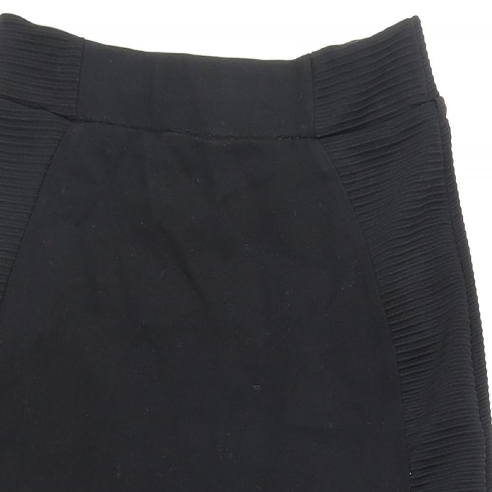 Zara Womens Black Polyester Tulip Skirt Size XS