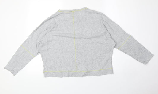 Thoughts Womens Grey Polyester Pullover Sweatshirt Size 12 Pullover