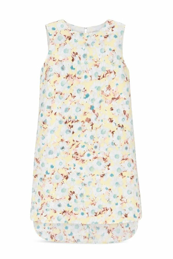 Marks and Spencer Womens Multicoloured Geometric Polyester Shift Size 12 Boat Neck Zip