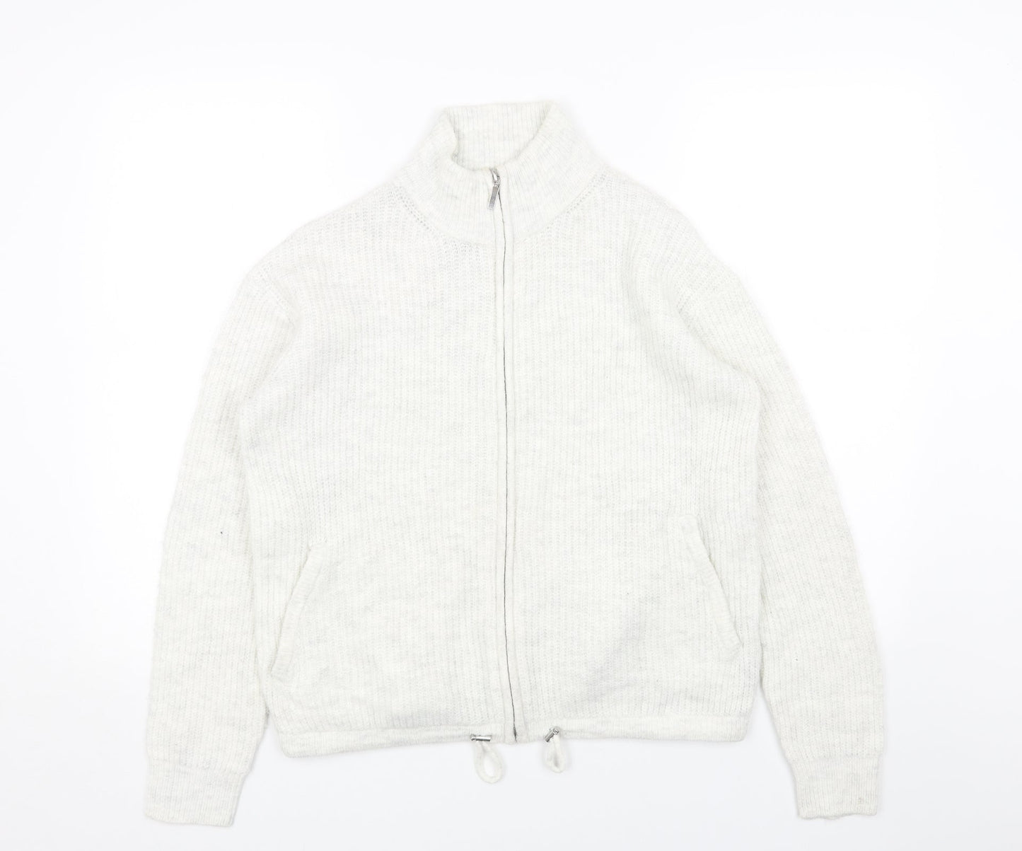 Marks and Spencer Womens Grey Jacket Size S Zip