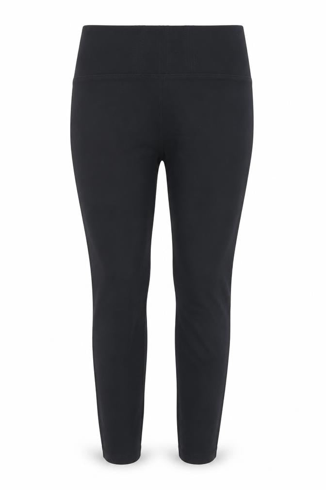 Marks and Spencer Womens Black Viscose Trousers Size 10 Regular