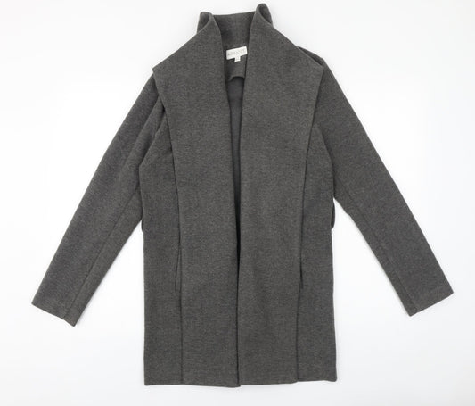 Apricot Womens Grey Overcoat Coat Size 8