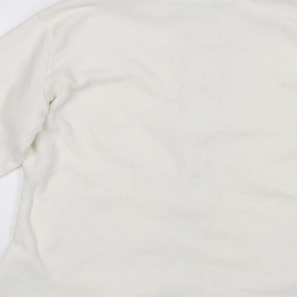 Marks and Spencer Womens Ivory Jacket Size 8 Zip