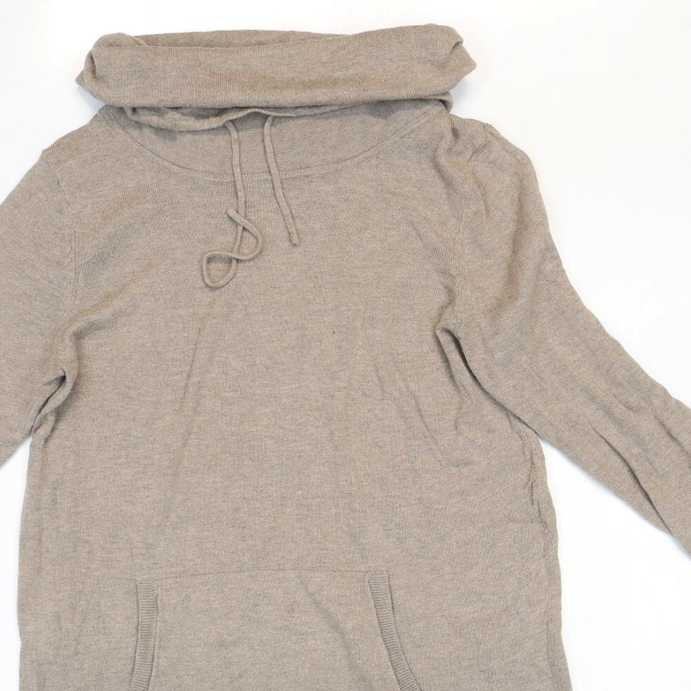 Beacari Cove Womens Grey Cotton Pullover Sweatshirt Size 12 Pullover