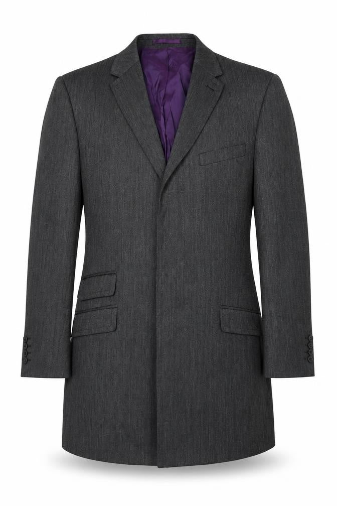 Mens 40 Chest Regular Paul Costelloe Grey Single-Vented