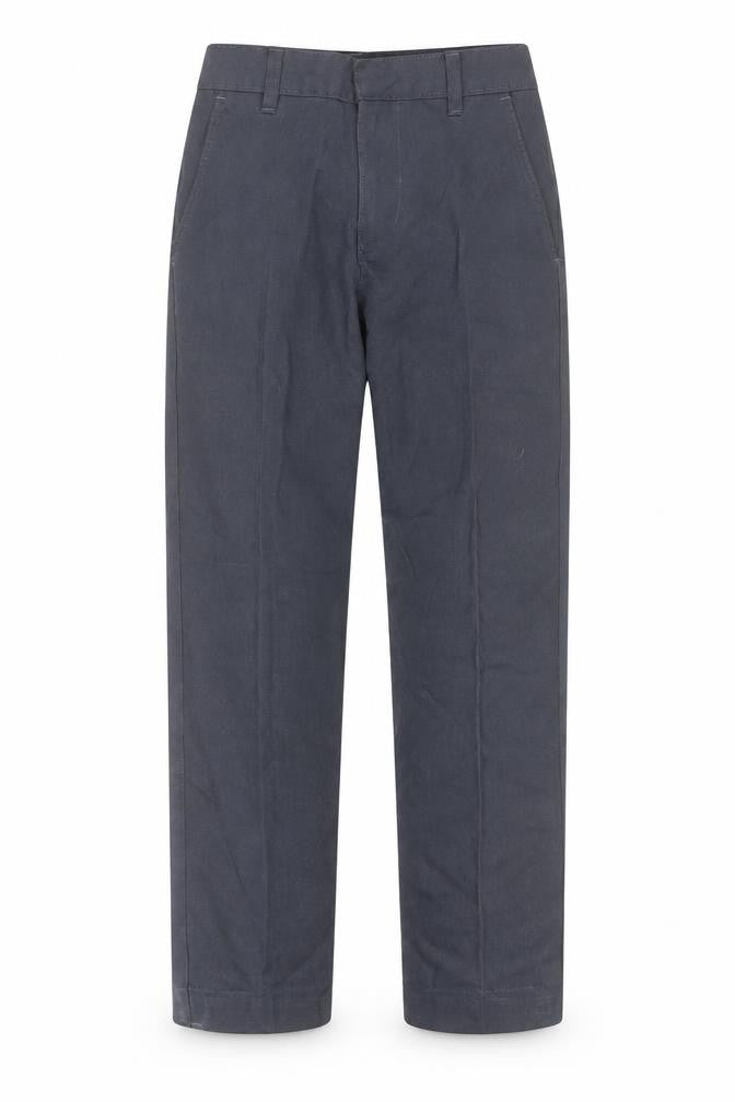 Marks and Spencer Boys Blue Polyester Dress Pants Trousers Size 6-7 Years Regular Zip