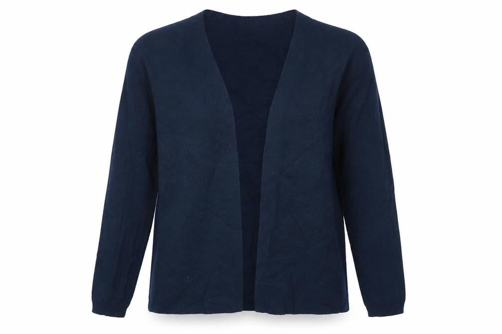 Monsoon Womens Blue V-Neck Viscose Cardigan Jumper Size S