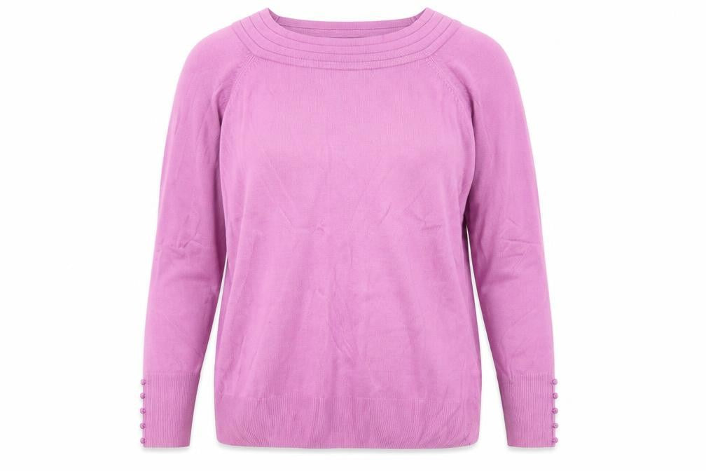 Marks and Spencer Womens Purple Roll Neck Acrylic Pullover Jumper Size 14