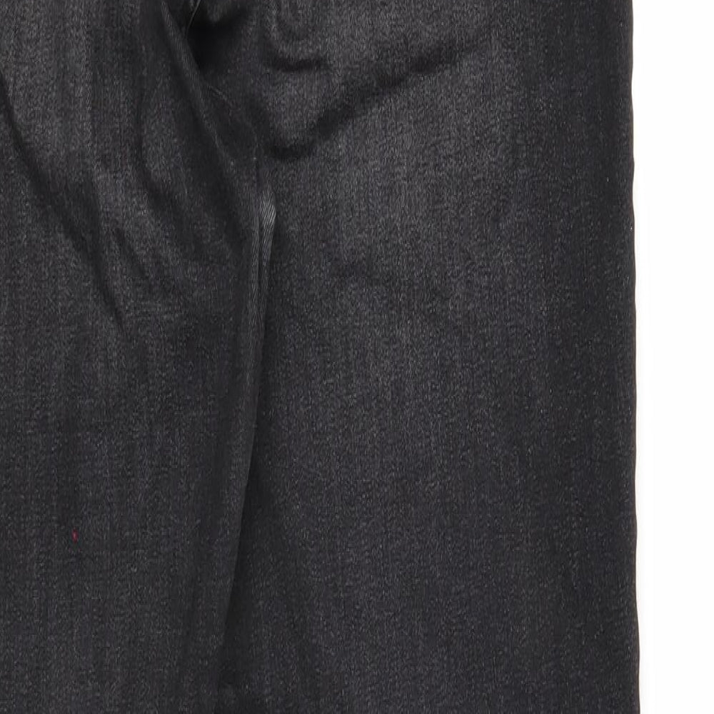 Denim & Co. Womens Black Cotton Skinny Jeans Size 12 Regular Zip
