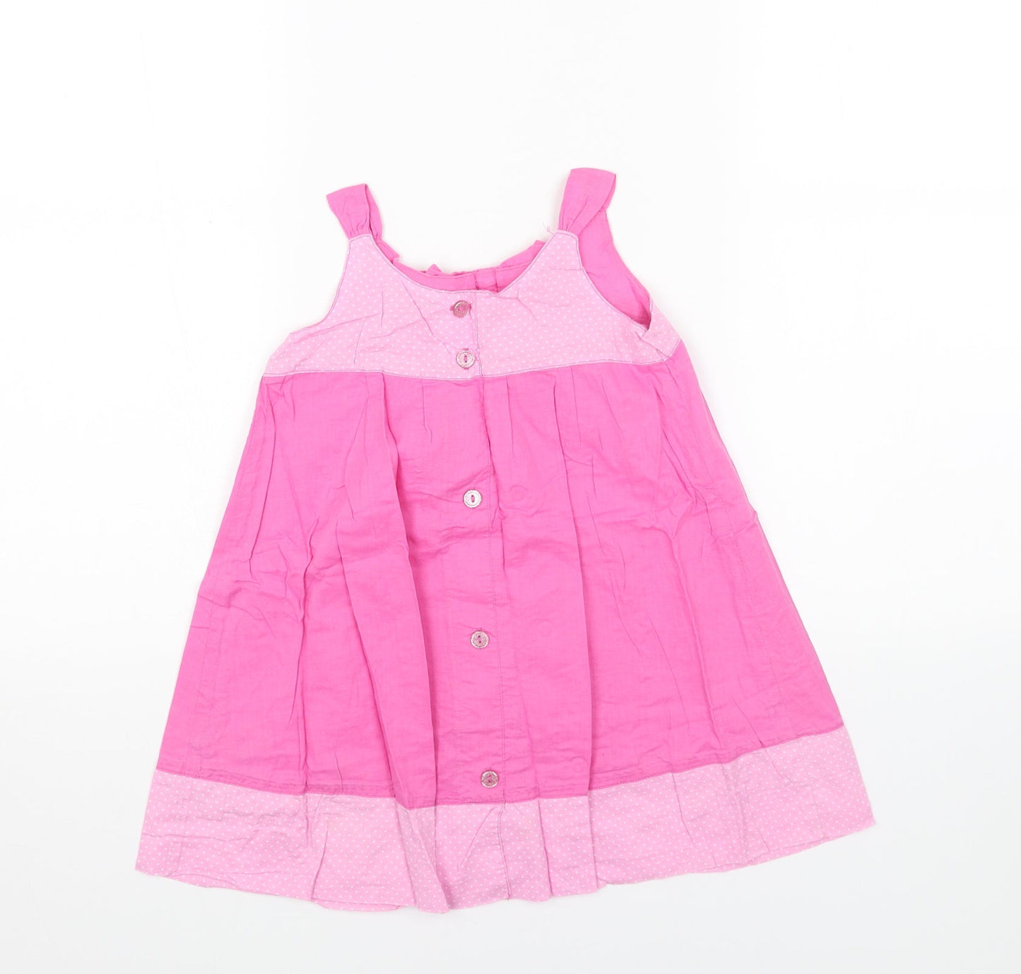 Disney Girls Pink Cotton Trapeze & Swing Size 4XL Round Neck Pullover - Disney Princess