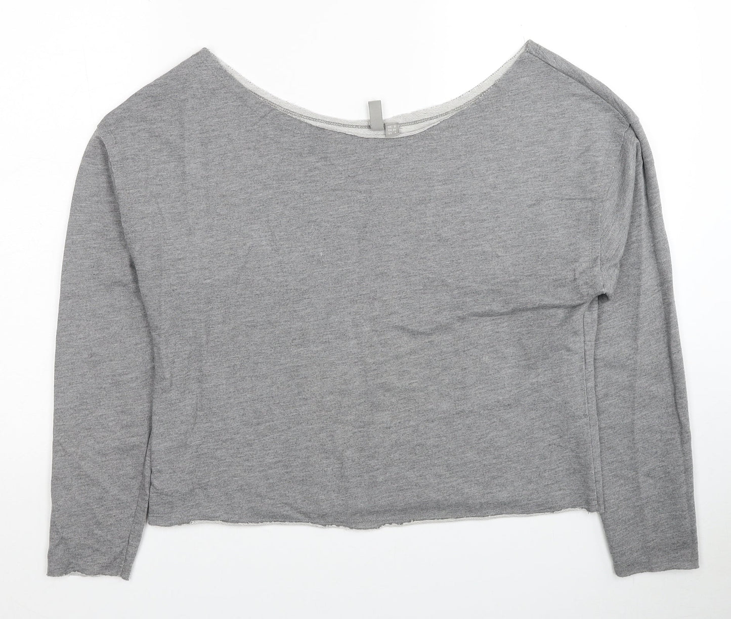 ASOS Womens Grey Cotton Pullover Sweatshirt Size 8 Pullover