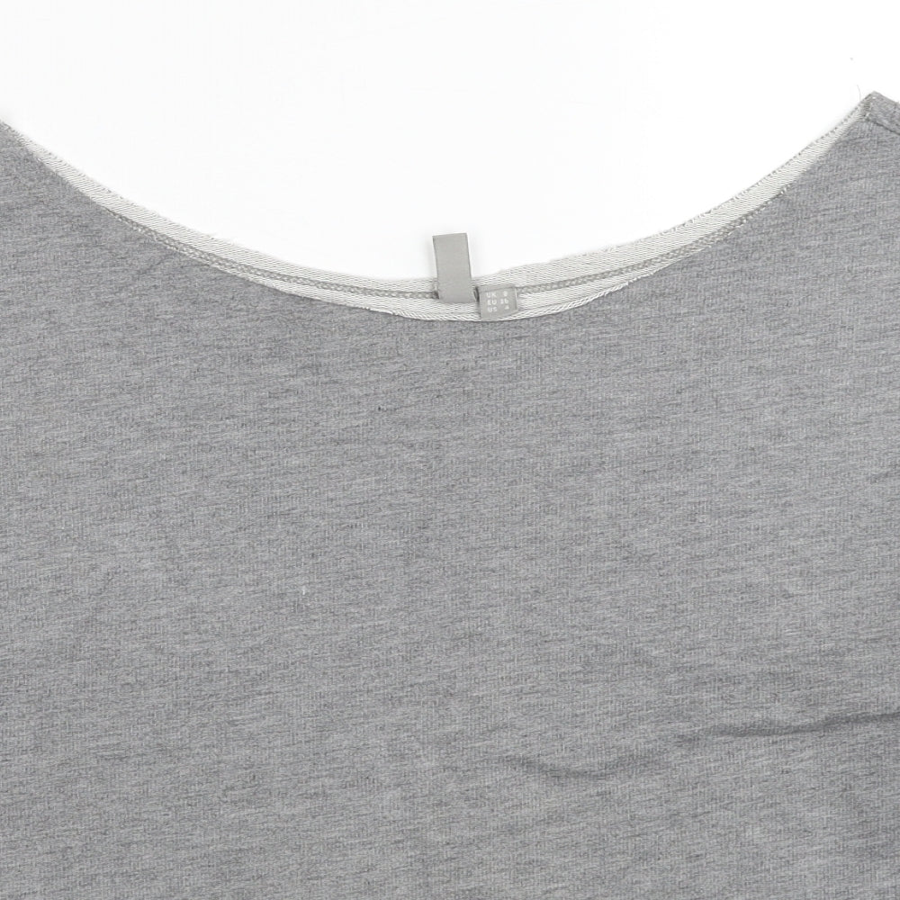 ASOS Womens Grey Cotton Pullover Sweatshirt Size 8 Pullover