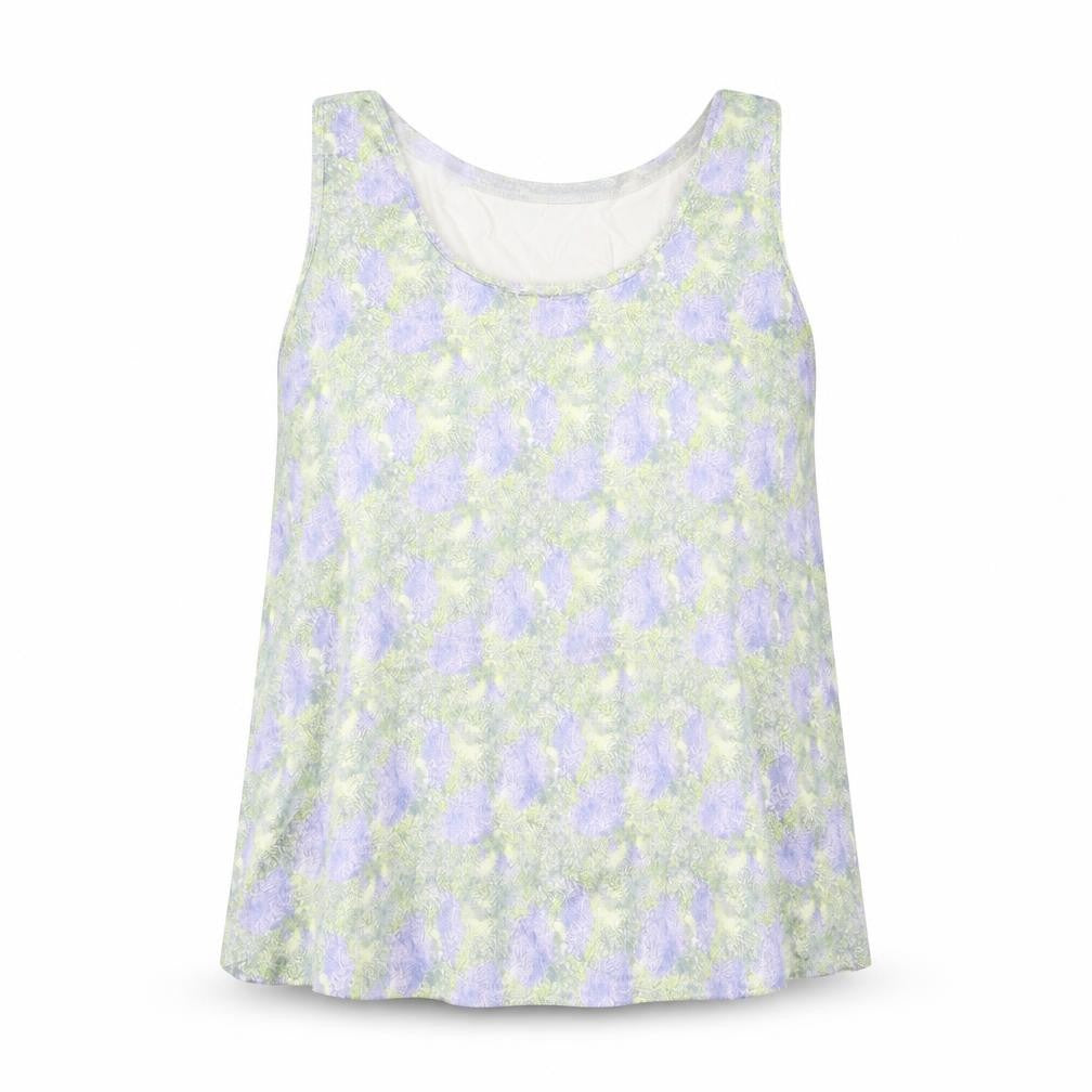 Marks and Spencer Womens Multicoloured Geometric Polyester Basic Tank Size 8 Round Neck