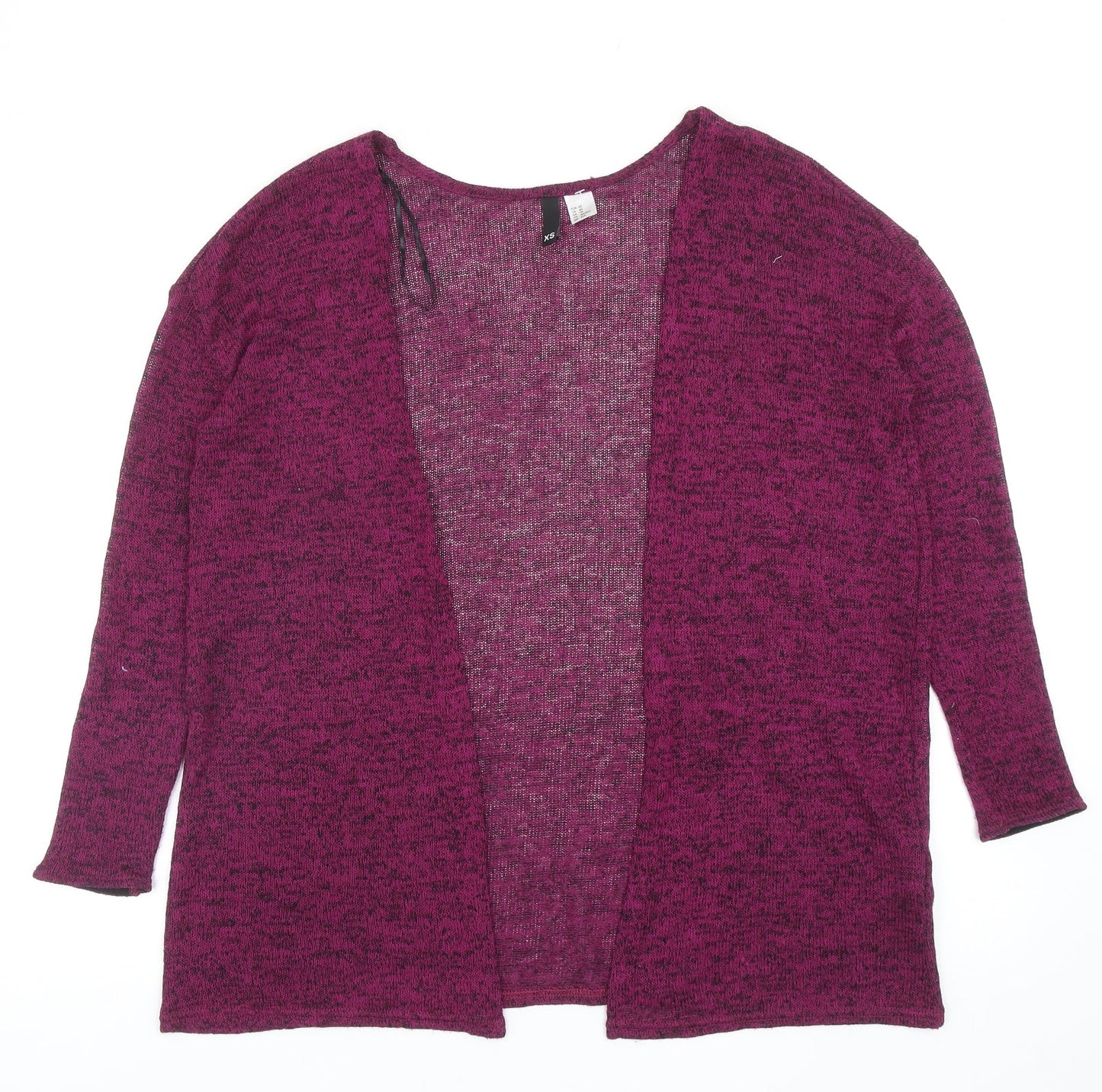 Divided Womens Purple V-Neck Viscose Cardigan Jumper Size XS