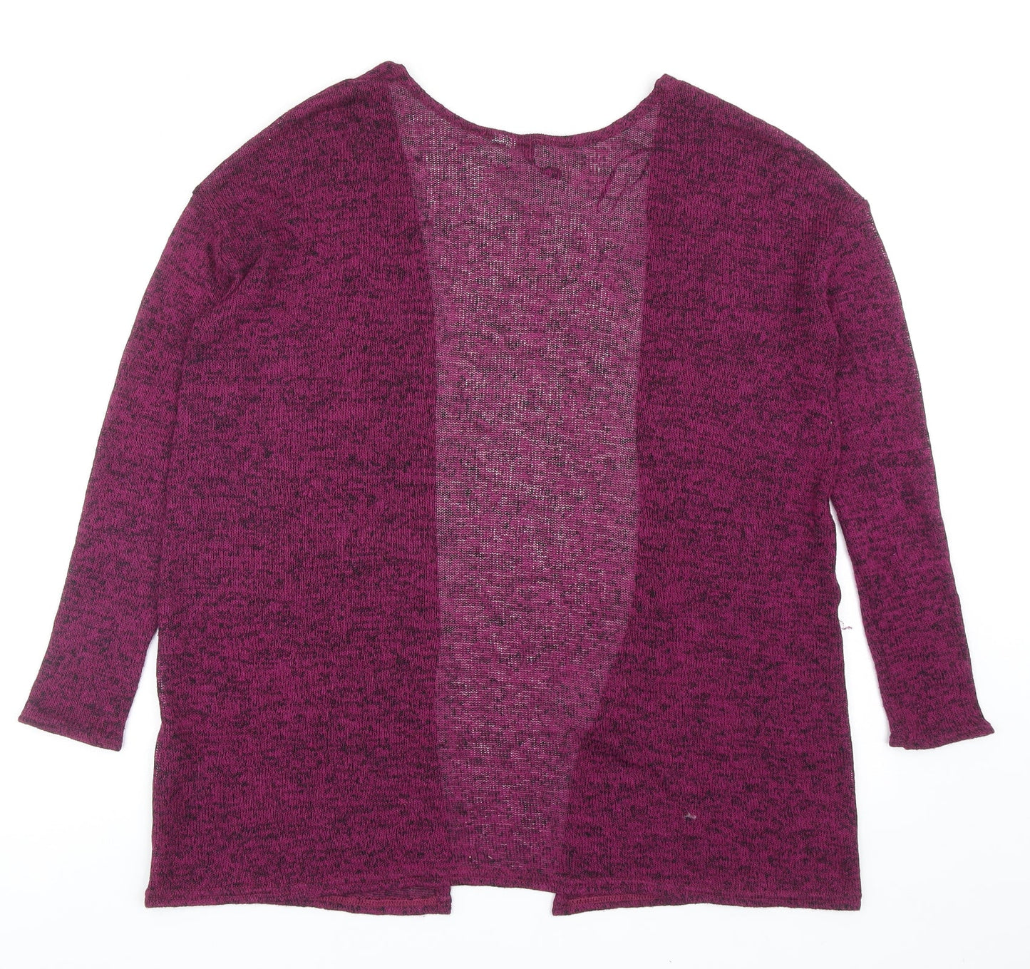 Divided Womens Purple V-Neck Viscose Cardigan Jumper Size XS