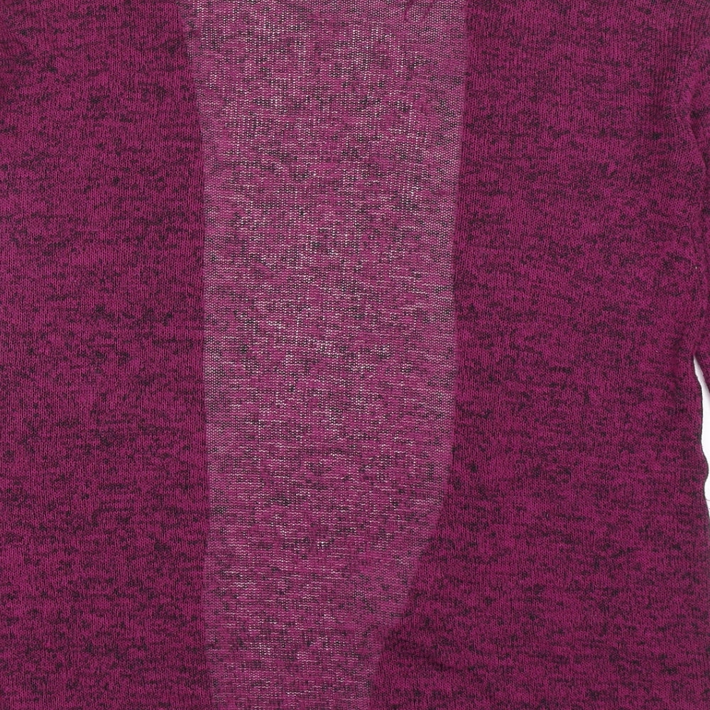 Divided Womens Purple V-Neck Viscose Cardigan Jumper Size XS