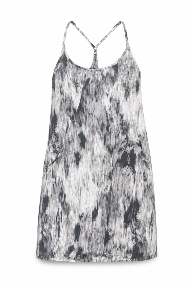 Preworn Womens Grey Tie Dye Viscose Tank Dress Size S Scoop Neck Pullover