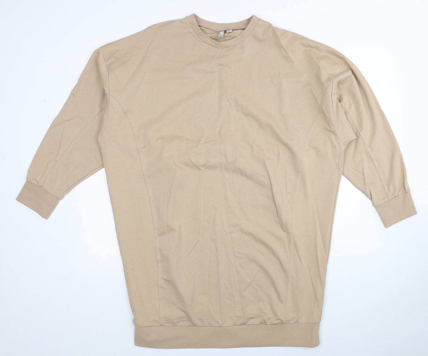 ASOS Womens Beige Cotton Pullover Sweatshirt Size 12 Pullover