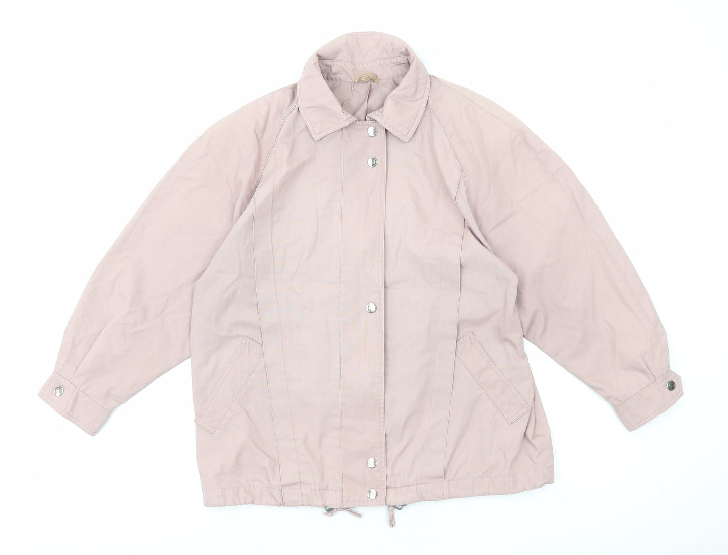 Preworn Womens Pink Jacket Size L Zip