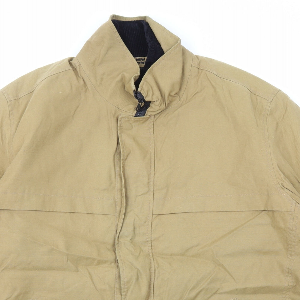 New Sportwear Mens Beige Jacket Size M Zip