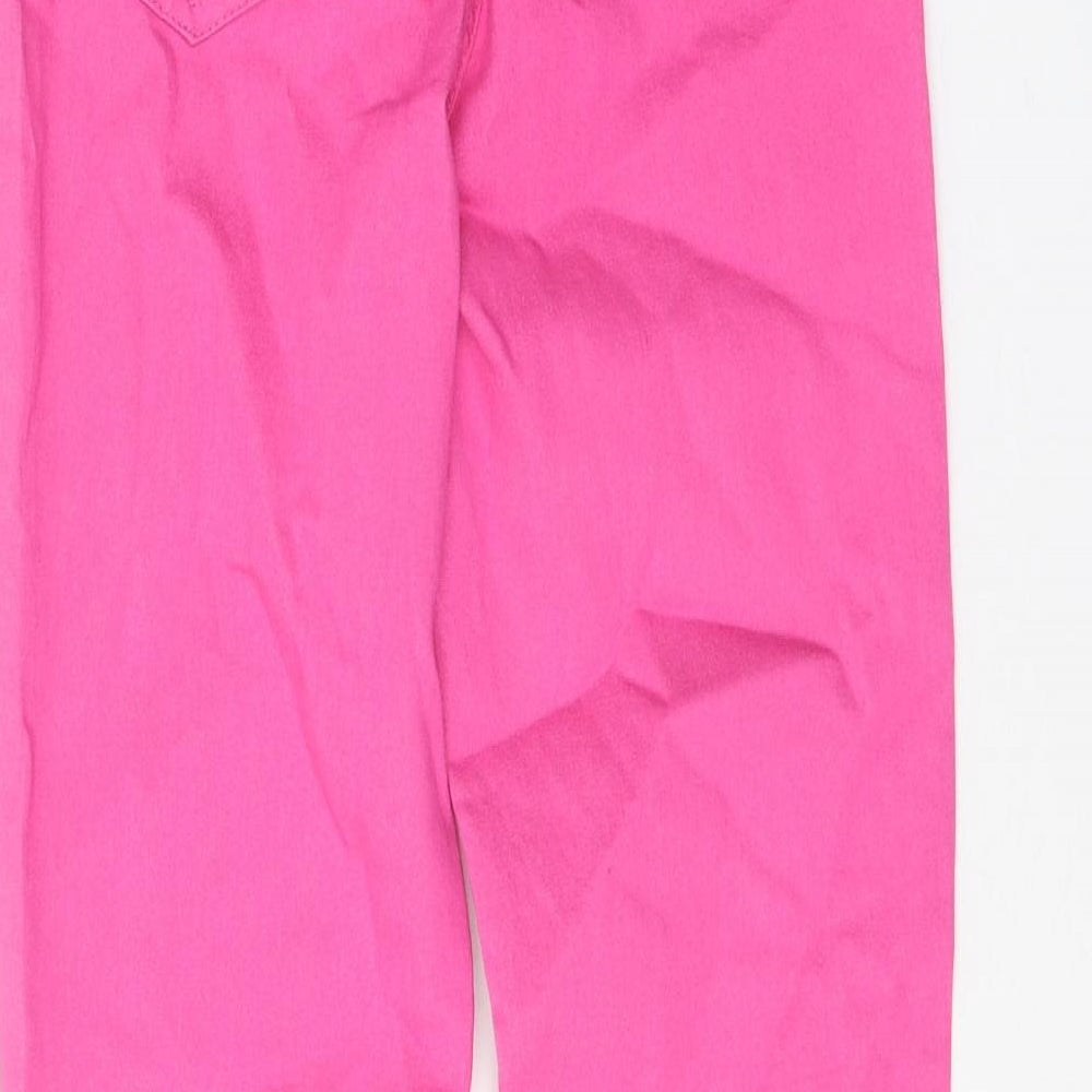 Marks and Spencer Womens Pink Cotton Jegging Jeans Size 60 in Regular