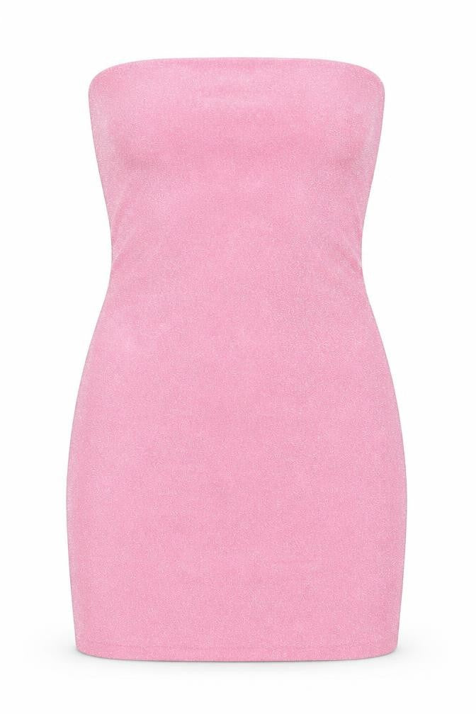 Divided by H&M Womens Pink Polyester Bodycon Size M Off the Shoulder Pullover