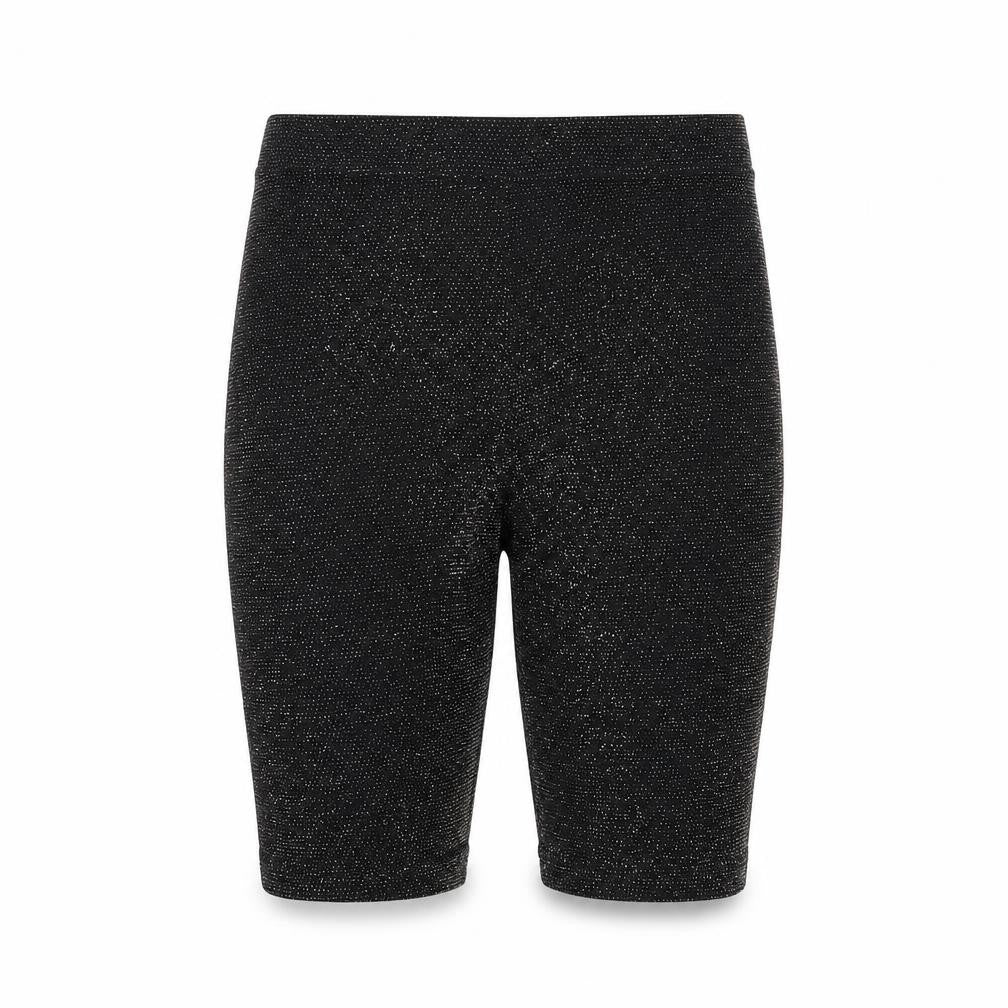 Urban Outfitters Womens Black Geometric Polyamide Compression Shorts Size S Regular Pull On