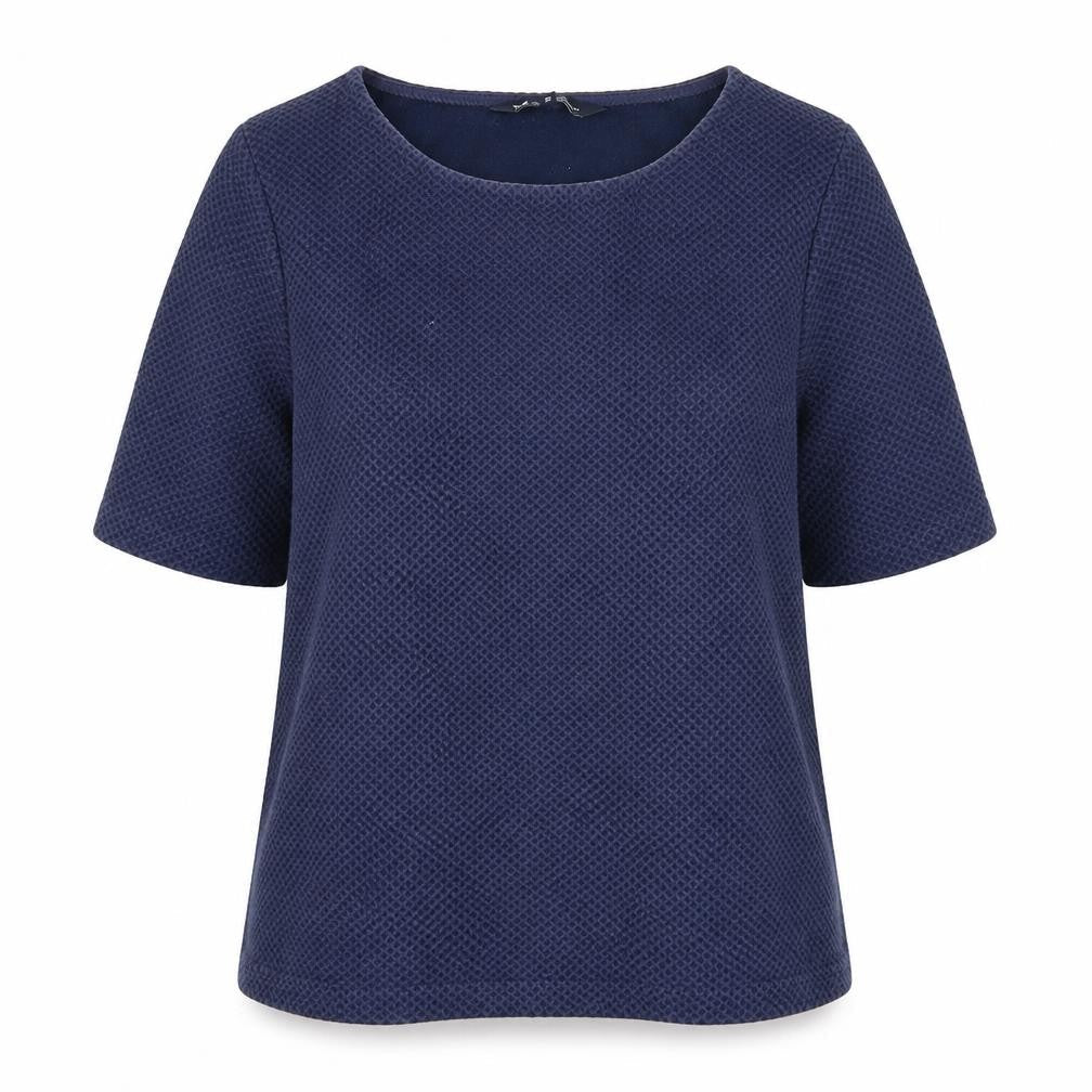 Crew Clothing Blue Round Neck Cotton Pullover Jumper Size 10