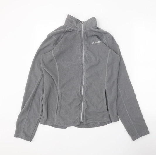Donnay Womens Grey Jacket Size 12 Zip