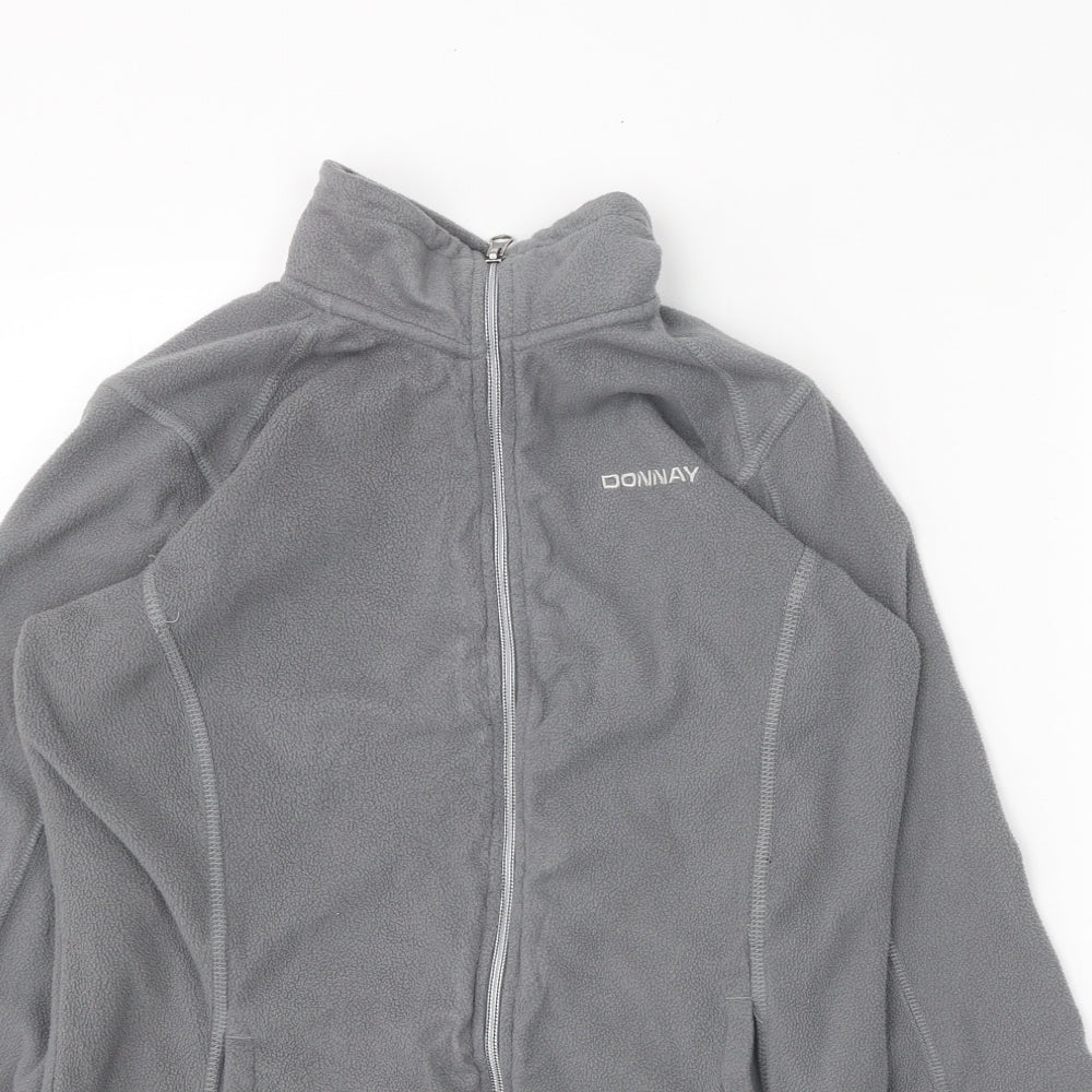Donnay Womens Grey Jacket Size 12 Zip