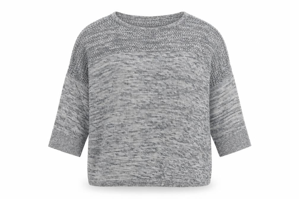 Wallis Womens Grey Round Neck Polyester Pullover Jumper Size M
