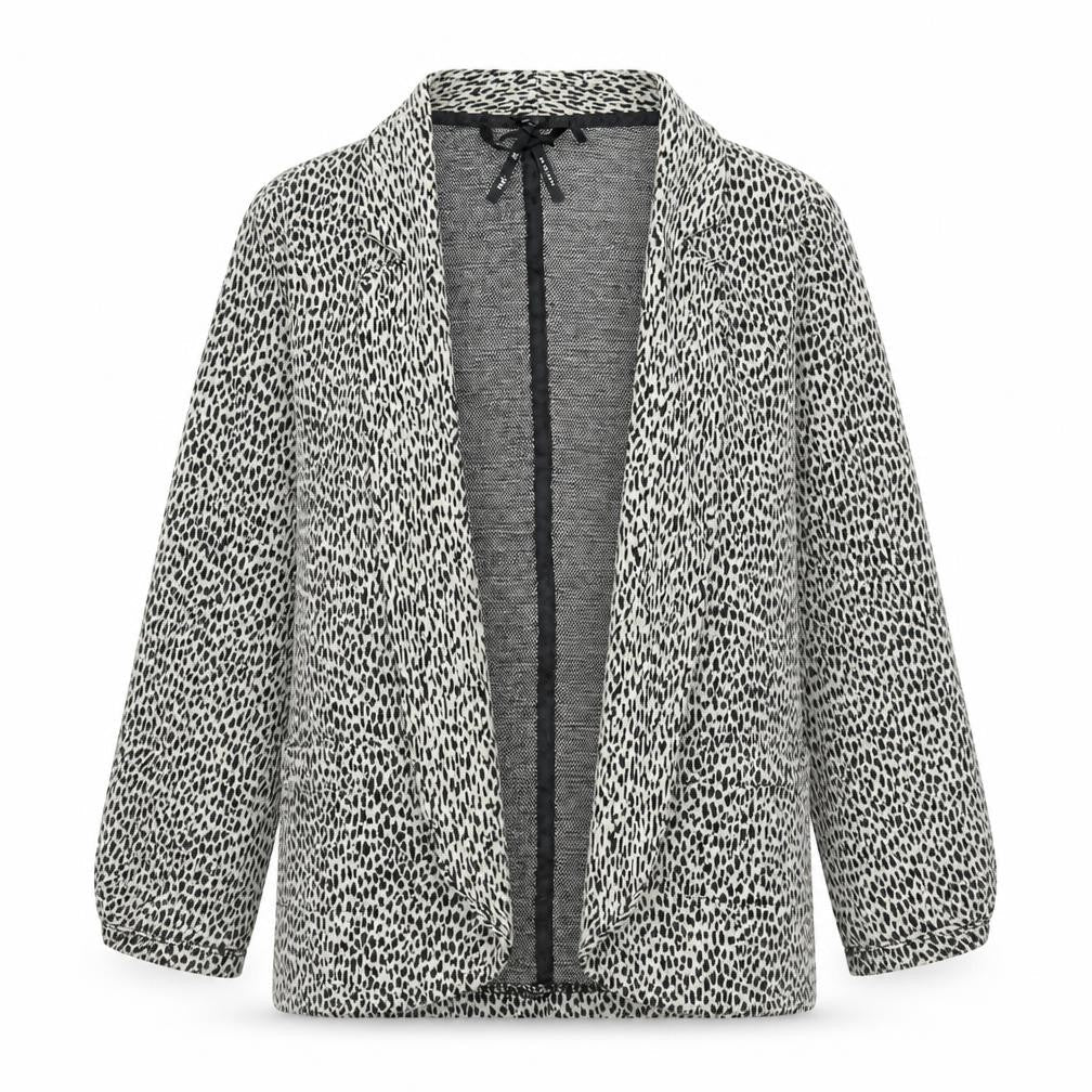 Next Girls Brown Geometric Overcoat Coatigan Size 7 Years Pullover
