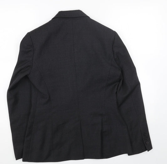 Marks and Spencer Womens Grey Wool Jacket Suit Jacket Size 10