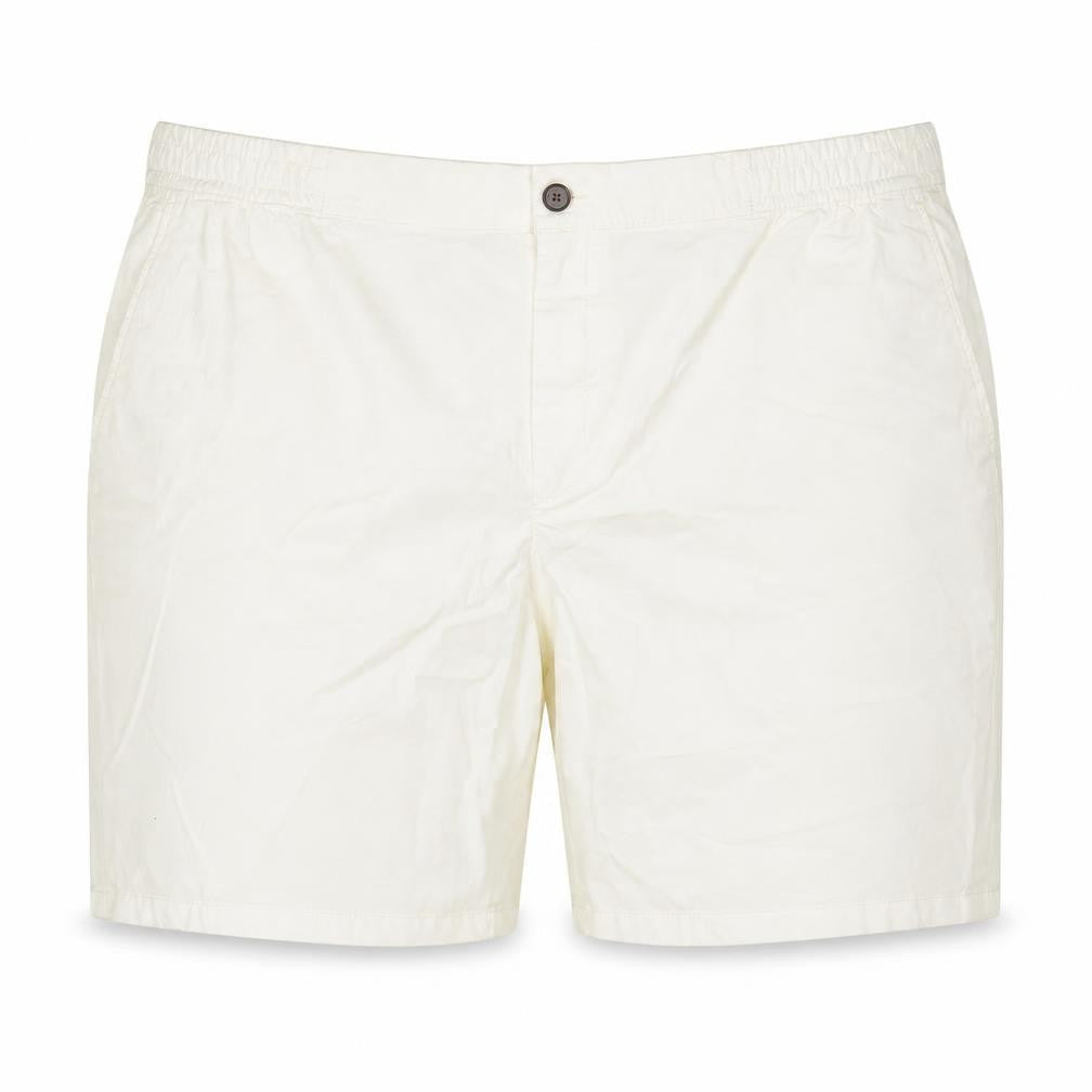 Marks and Spencer Womens Ivory Cotton Chino Shorts Size 2XL Regular Pull On