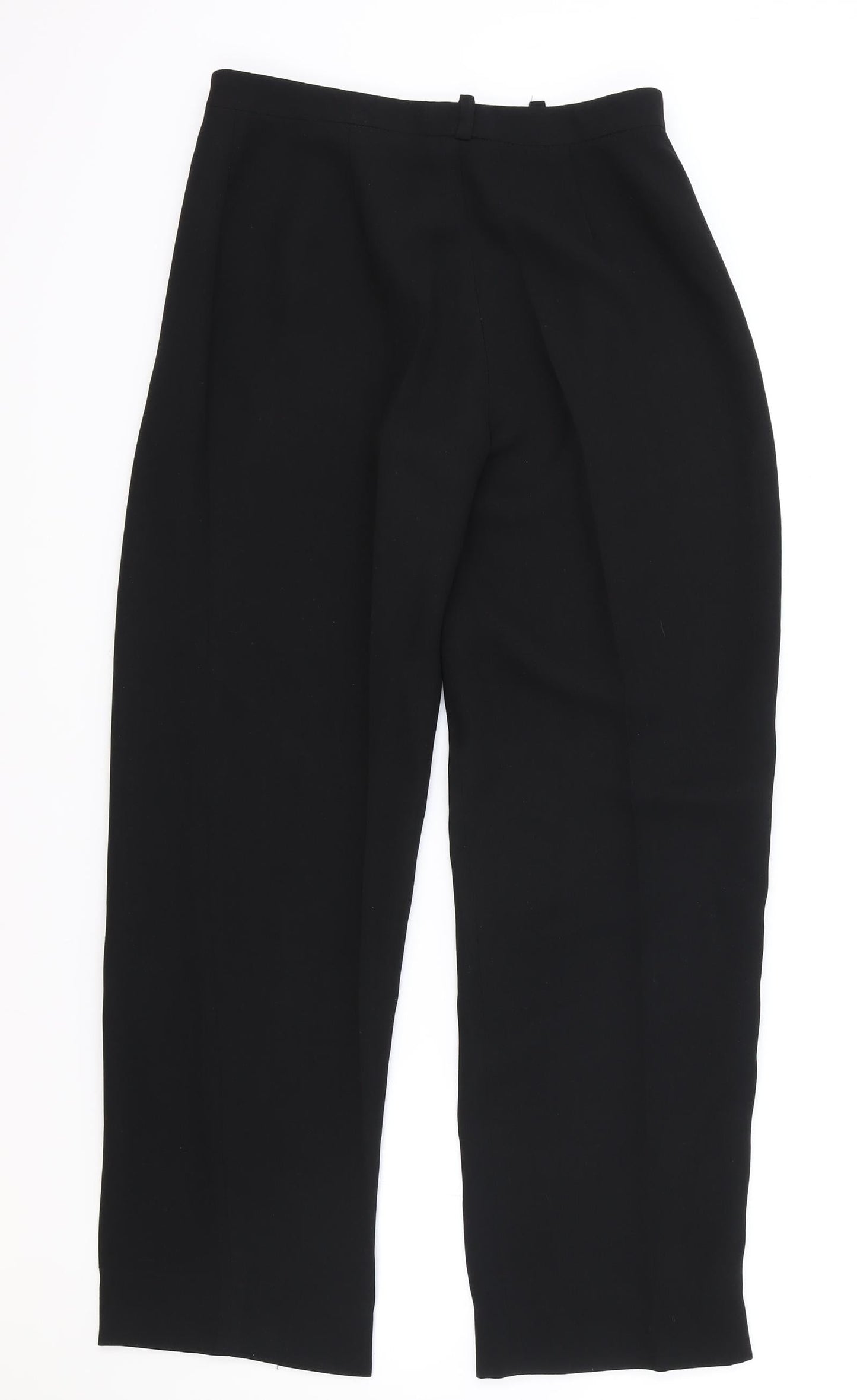 Simorra Womens Black Polyester Trousers Size 10 Regular Zip