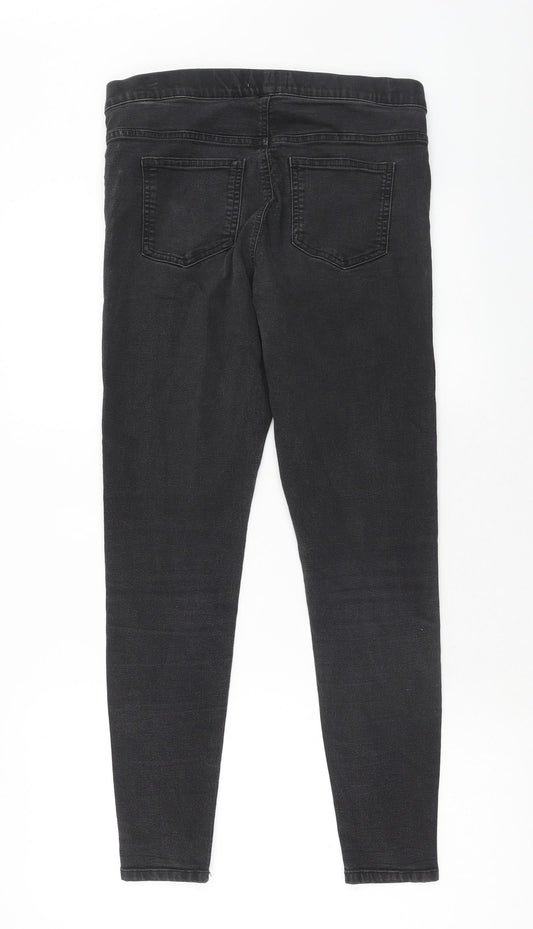 Marks and Spencer Womens Black Cotton Jegging Jeans Size 30 in Regular