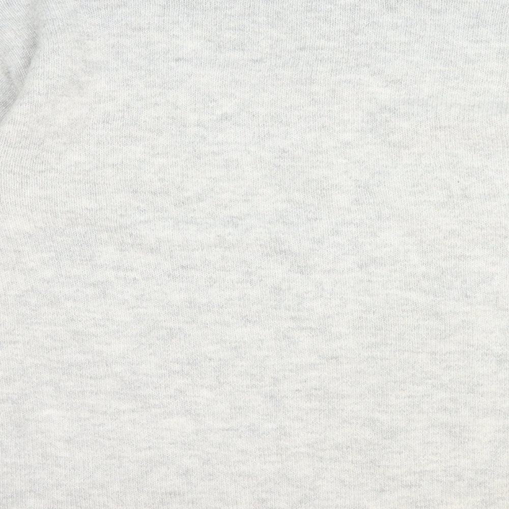 Marks and Spencer Womens Grey Round Neck Acrylic Pullover Jumper Size M
