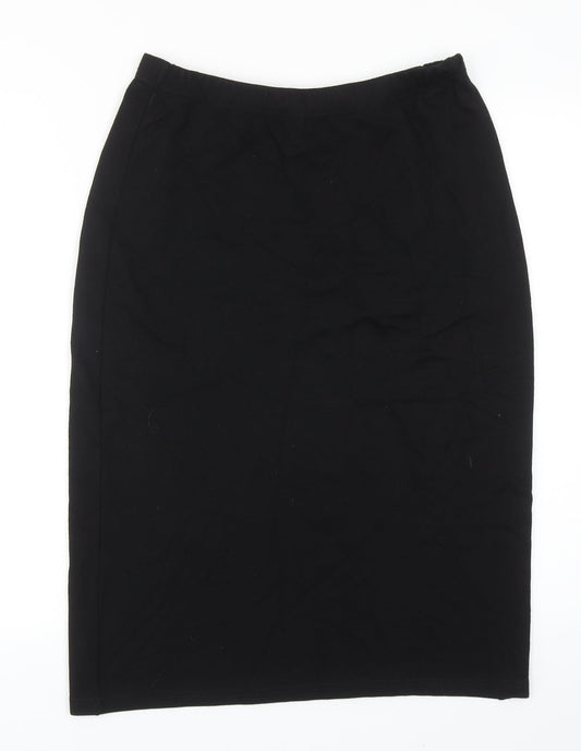 Box2 Womens Black Polyester Straight & Pencil Skirt Size 14