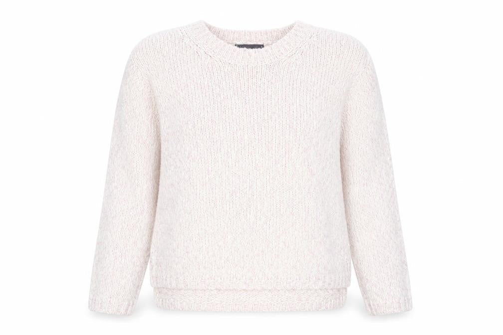 Marks and Spencer Womens Purple Round Neck Polyester Pullover Jumper Size S