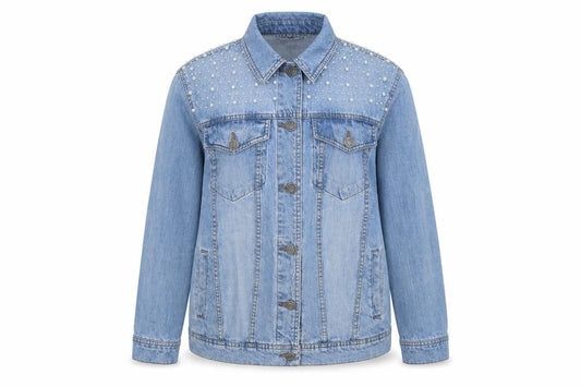 Noisy May Womens Blue Jacket Size S Button