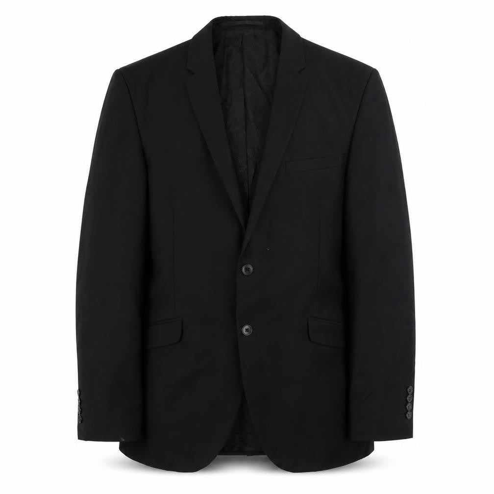 Mens 40 Chest Regular Paul Costelloe Black Two-Button