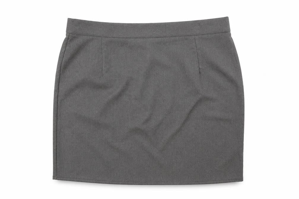 Zeco Womens Brown Polyester Straight & Pencil Skirt Size 8 Zip