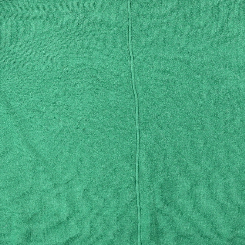 Principles Womens Green Round Neck Acetate Pullover Jumper Size 12