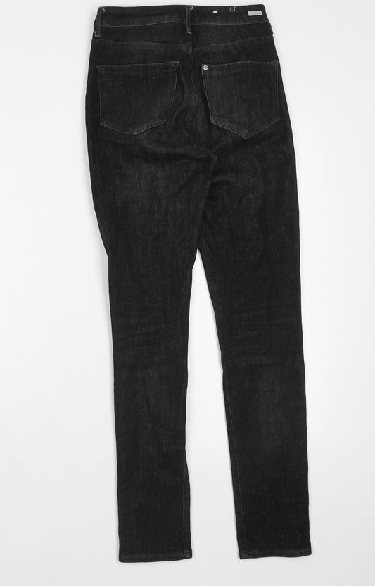 H&M Womens Black Cotton Skinny Jeans Size 25 in L32 in Regular Zip