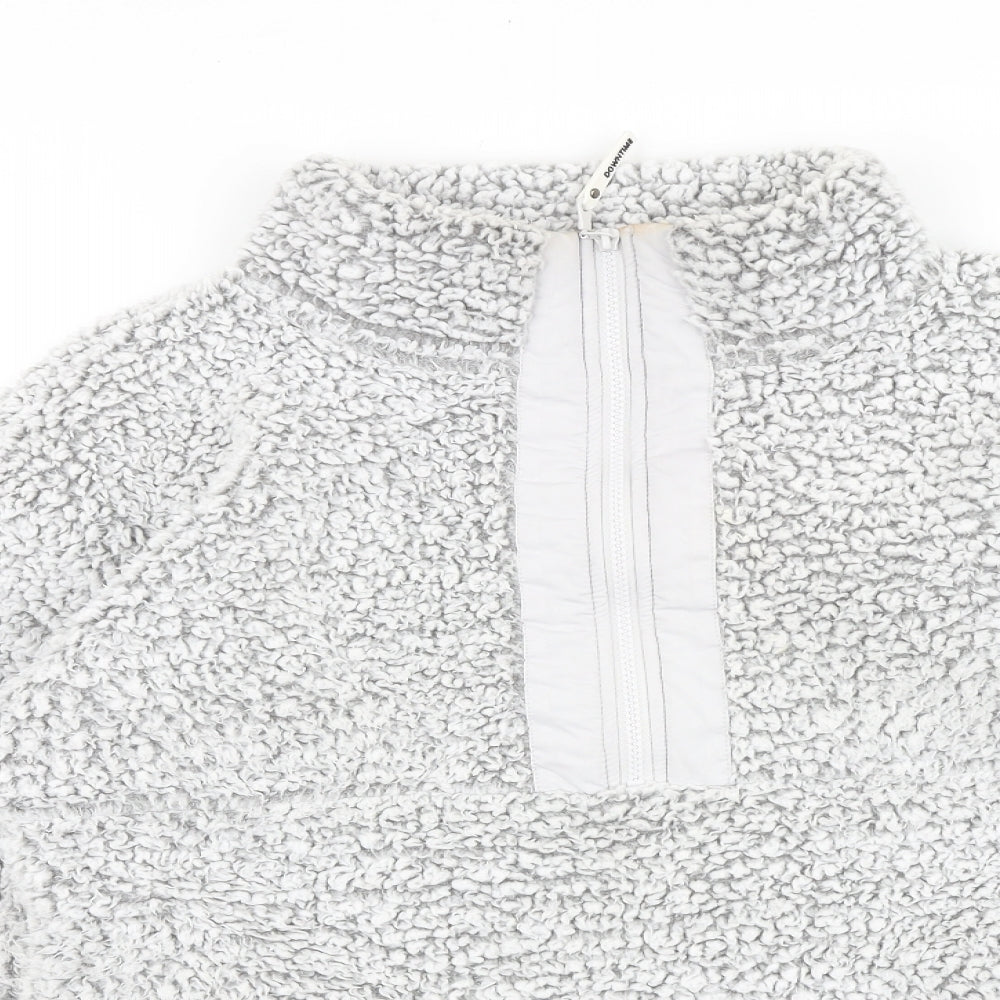 NEXT Womens Grey 100% Cotton Pullover Sweatshirt Size M Zip